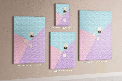 Lousa de cortiça Padrão pastel