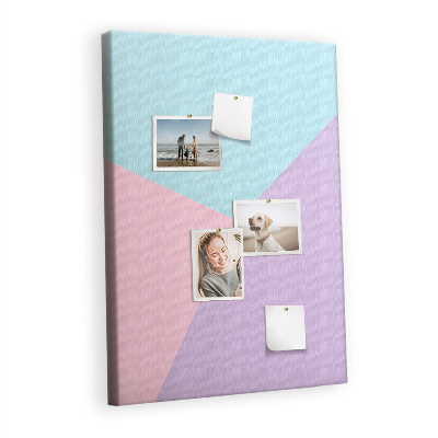 Lousa de cortiça Padrão pastel