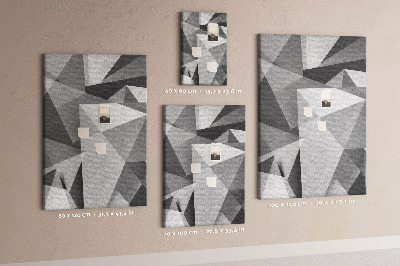 Painel de cortiça para parede Abstração geométrica