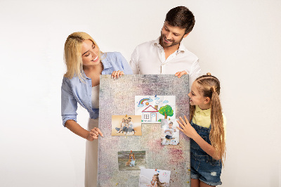 Quadro de cortiça Manchas de tinta