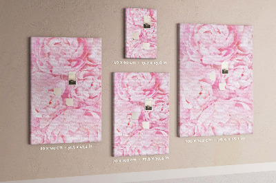 Lousa de cortiça Flores de verão