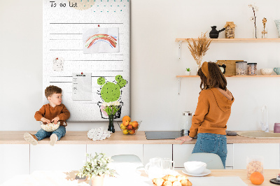 Lousa de cortiça Lista de Cactos