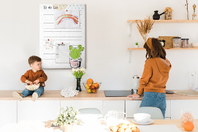 Lousa de cortiça Lista de Cactos