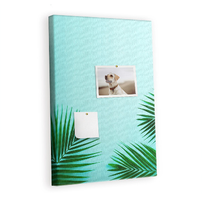 Quadro de cortiça Folhas abstratas