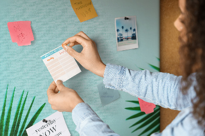 Quadro de cortiça Folhas abstratas