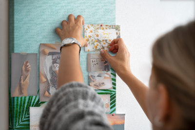 Quadro de cortiça Folhas abstratas