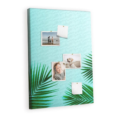 Quadro de cortiça Folhas abstratas