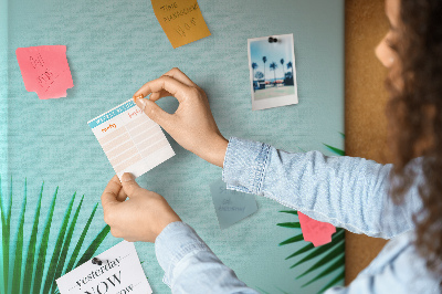 Quadro de cortiça Folhas abstratas