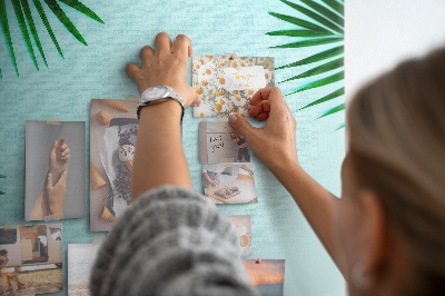 Lousa de cortiça Folhas tropicais