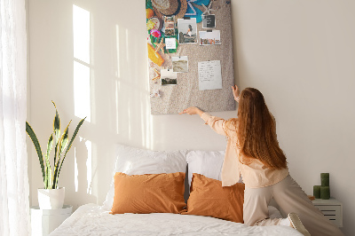 Painel de cortiça para parede Praia exótica