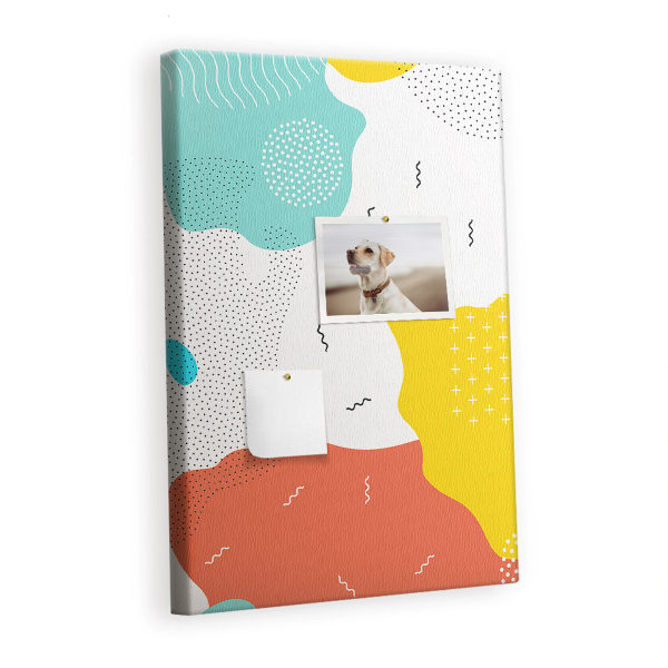 Lousa de cortiça Rabiscos de abstração