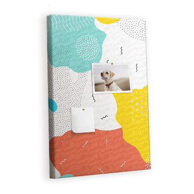 Lousa de cortiça Rabiscos de abstração