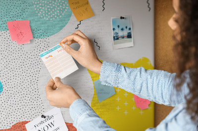 Lousa de cortiça Rabiscos de abstração