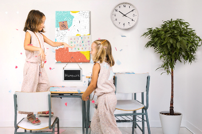 Lousa de cortiça Rabiscos de abstração