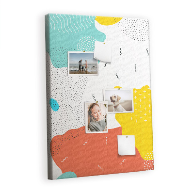 Lousa de cortiça Rabiscos de abstração