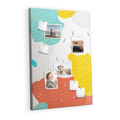 Lousa de cortiça Rabiscos de abstração