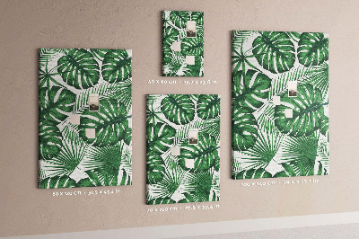 Painel de cortiça para parede Folhas da planta Monstera