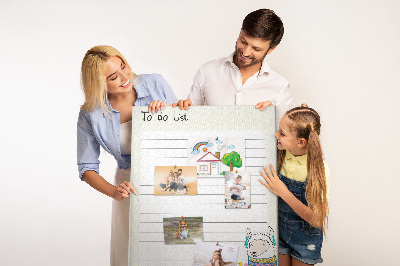 Quadro de cortiça Planejador de cactos