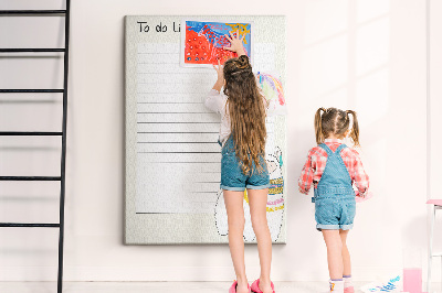 Quadro de cortiça Planejador de cactos