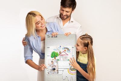 Quadro de cortiça Planejador de cactos