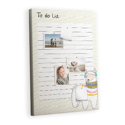 Quadro de cortiça Planejador de cactos