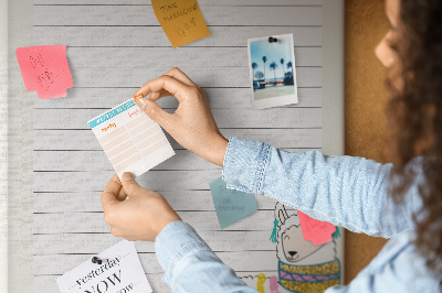 Quadro de cortiça Planejador de cactos
