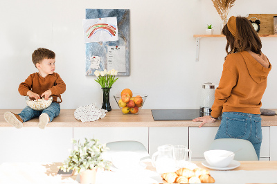 Painel de cortiça para parede Padrão de mármore