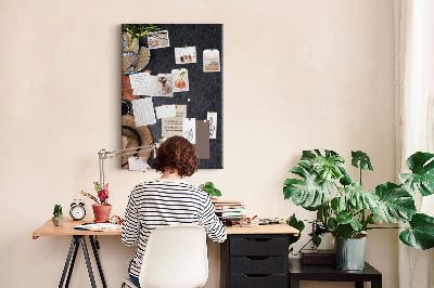 Lousa de cortiça Férias de viagem