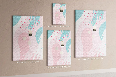 Painel de cortiça para parede Padrão abstrato