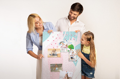 Painel de cortiça para parede Padrão abstrato