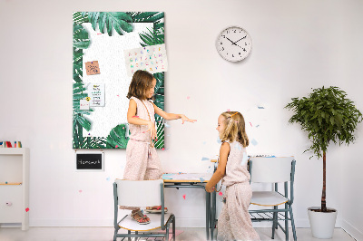 Quadro de cortiça Moldura Monstera