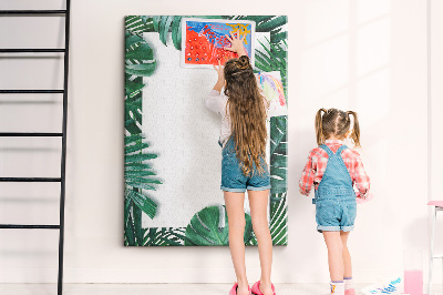 Quadro de cortiça Moldura Monstera