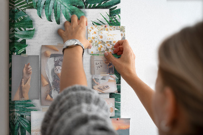 Quadro de cortiça Moldura Monstera