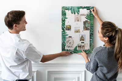 Quadro de cortiça Moldura Monstera