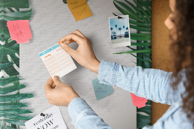 Quadro de cortiça Moldura Monstera