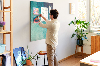 Painel de cortiça para parede Abstração marinha