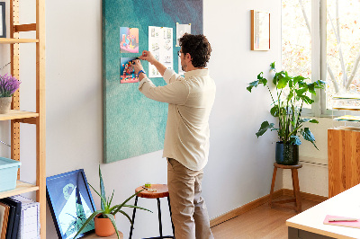 Painel de cortiça para parede Abstração marinha