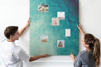 Painel de cortiça para parede Abstração marinha