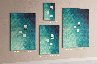 Painel de cortiça para parede Abstração marinha