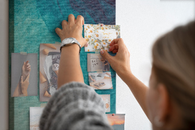 Painel de cortiça para parede Abstração marinha