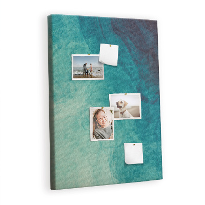 Painel de cortiça para parede Abstração marinha