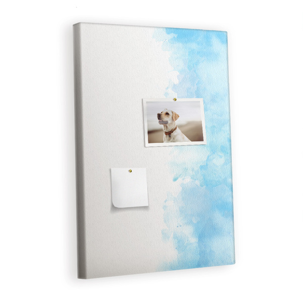 Quadro de cortiça Manchas de aquarela