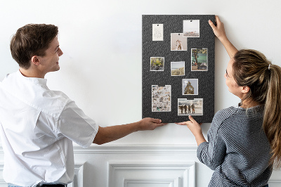 Painel de cortiça para parede Padrão escuro