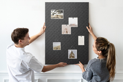 Painel de cortiça para parede Padrão escuro