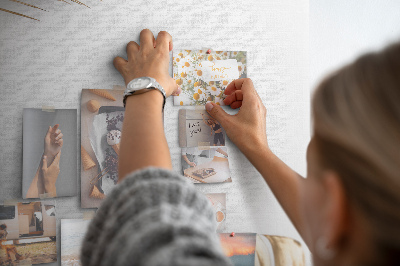 Quadro de cortiça Folhas douradas