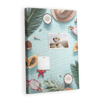 Quadro de cortiça Composição de verão