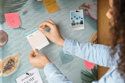 Quadro de cortiça Composição de verão