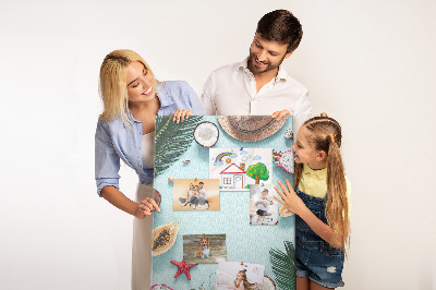 Quadro de cortiça Composição de verão