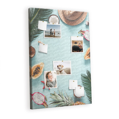 Quadro de cortiça Composição de verão