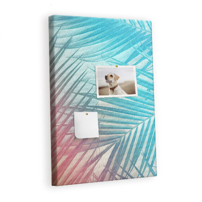 Lousa de cortiça Folhas de palmeira